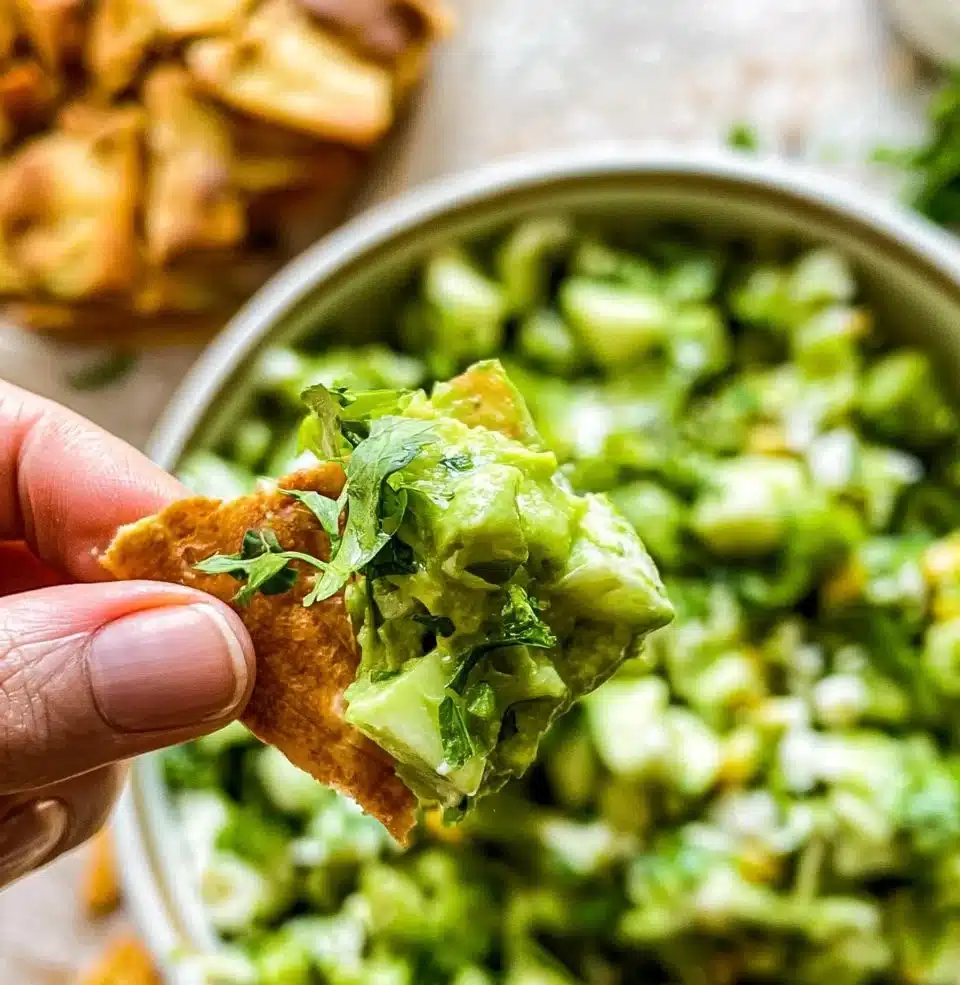 Colorful Green Goddess Salad with fresh vegetables and creamy dressing
