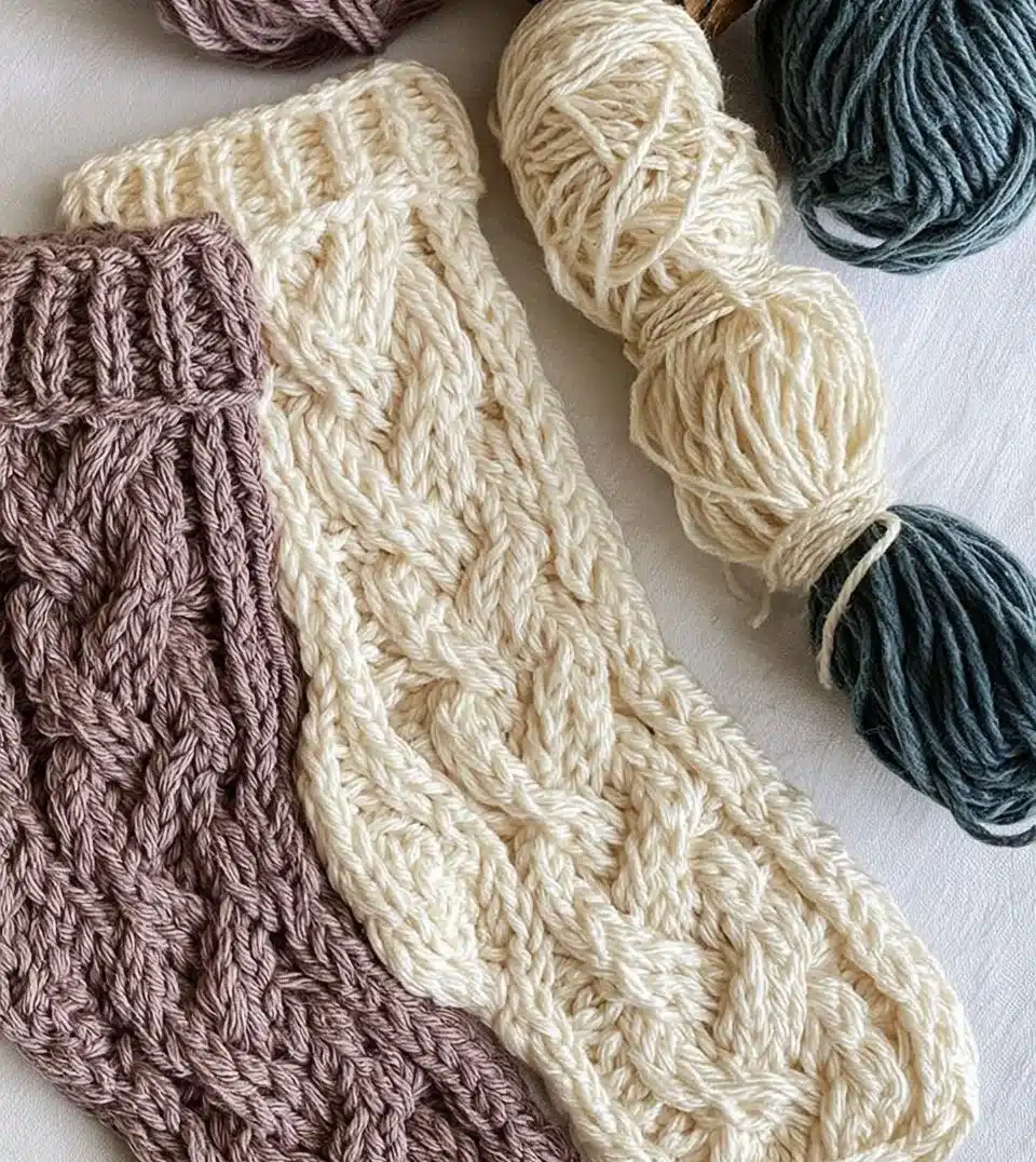 Stylish cable stocking for organizing and managing cables.