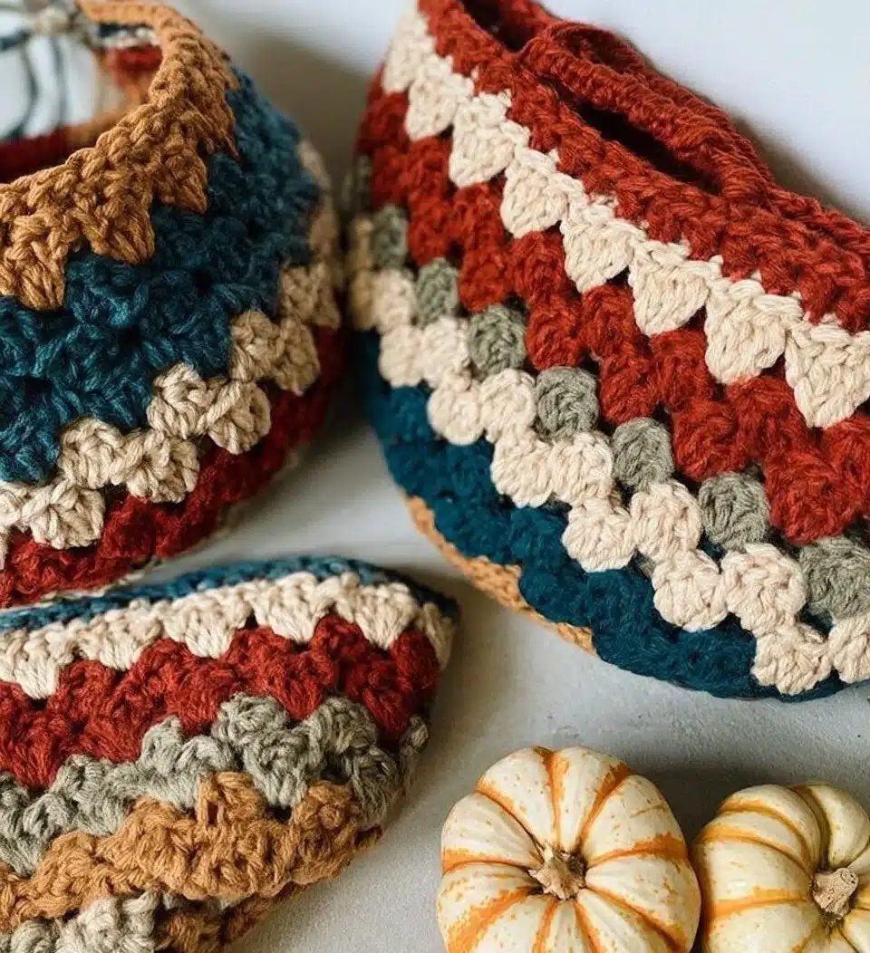 A collection of beautifully crafted Granny Baskets for home and decor.