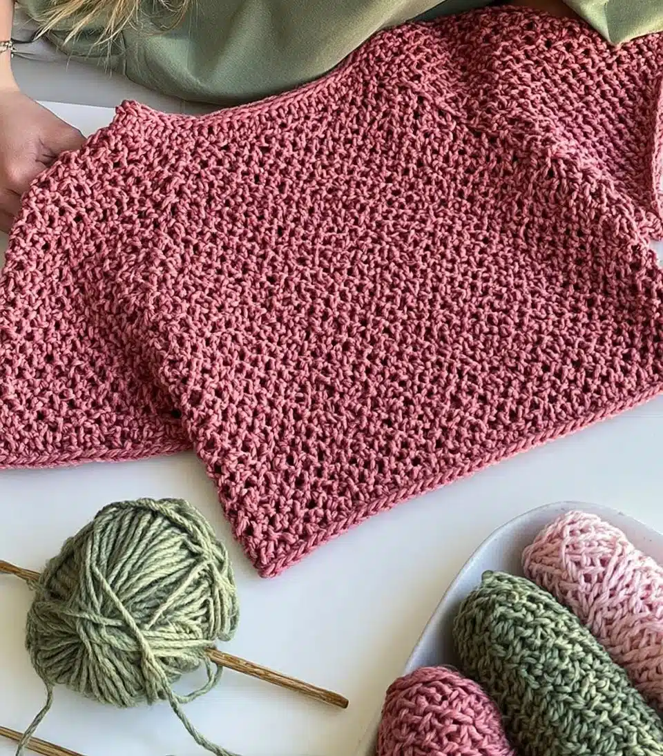 V Stitch Crewneck Top in stylish fabric and design.