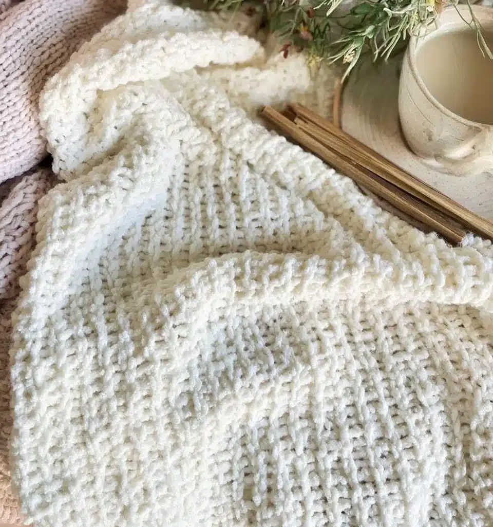 Cozy Weave Throw Blanket for added comfort and style in home decor.